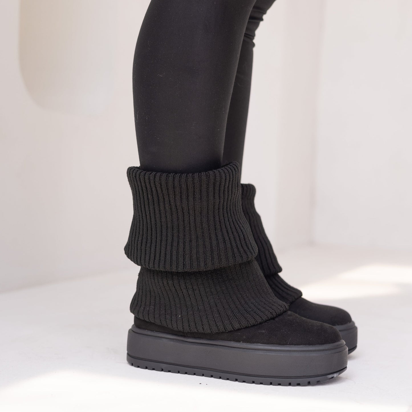 Botas LONDON Negro – Botines tipo media para mujer | CalzAristy