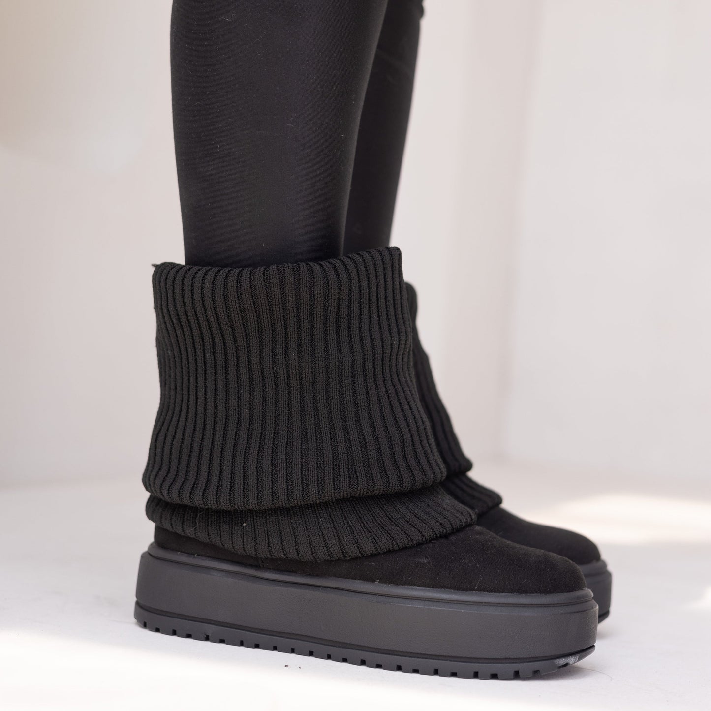 Botas LONDON Negro – Botines tipo media para mujer | CalzAristy