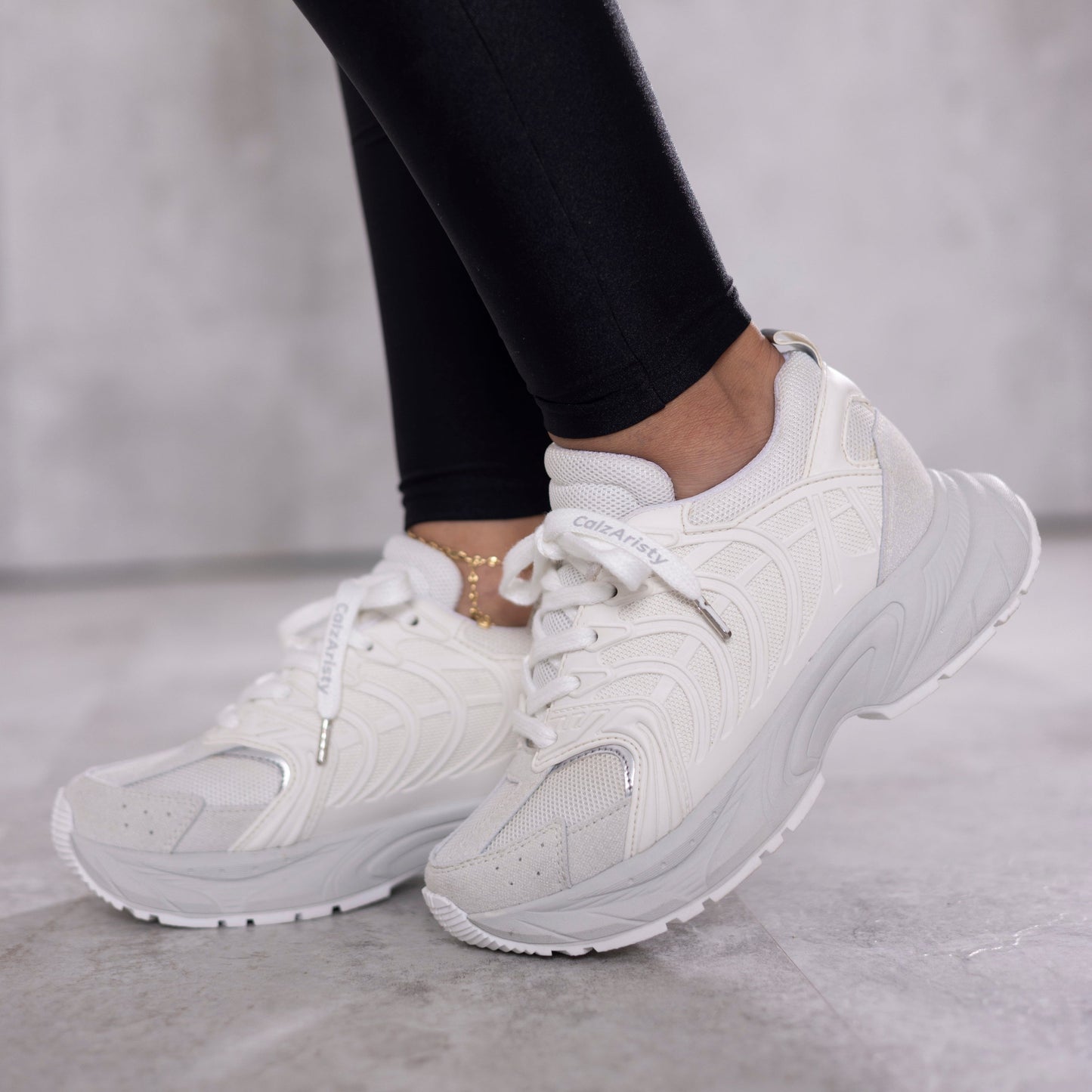 Zapatos FLAVIA Blancos para Mujer | Estilo Urbano y Confort Diario – Calzaristy