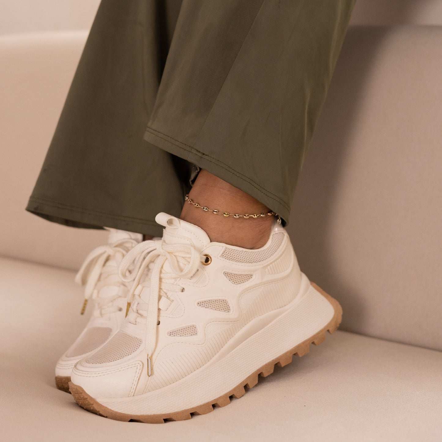 Zapatos De Mujer CalzAristy WANDA Beige - Estilo Fresco