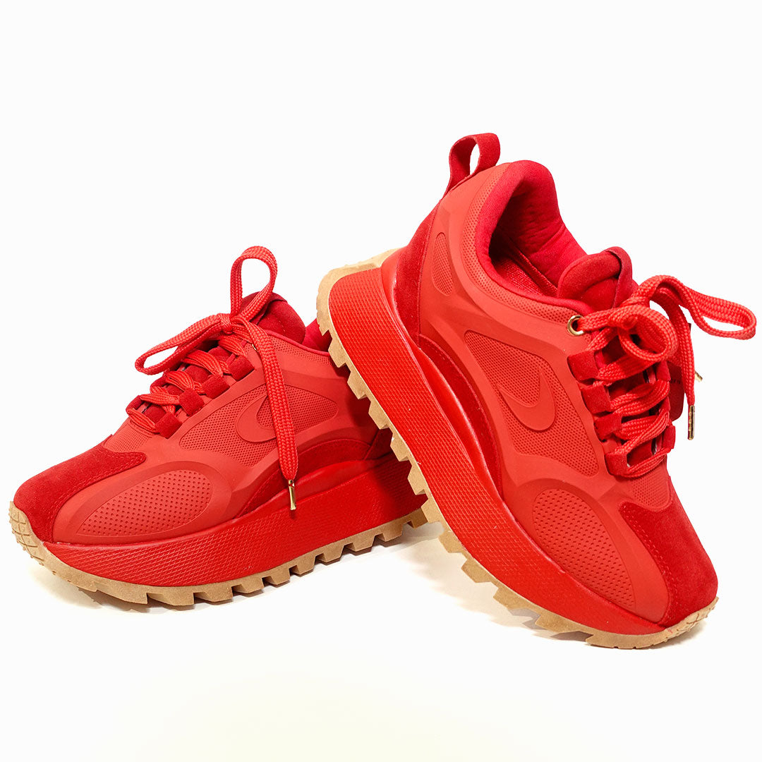 Zapatos De Mujer CalzAristy EMMA Rojo – Fuerza y Energía Urbana