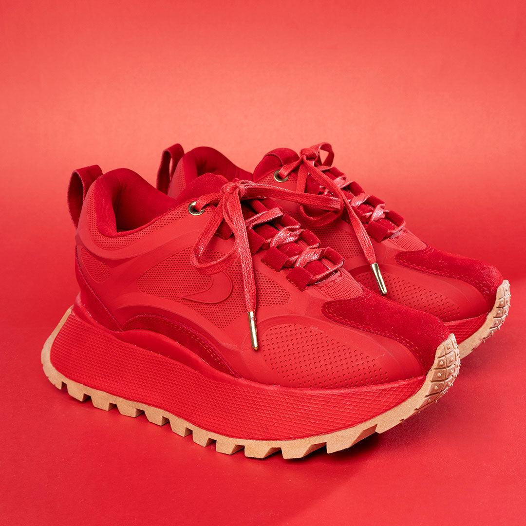 Zapatos De Mujer CalzAristy EMMA Rojo – Fuerza y Energía Urbana