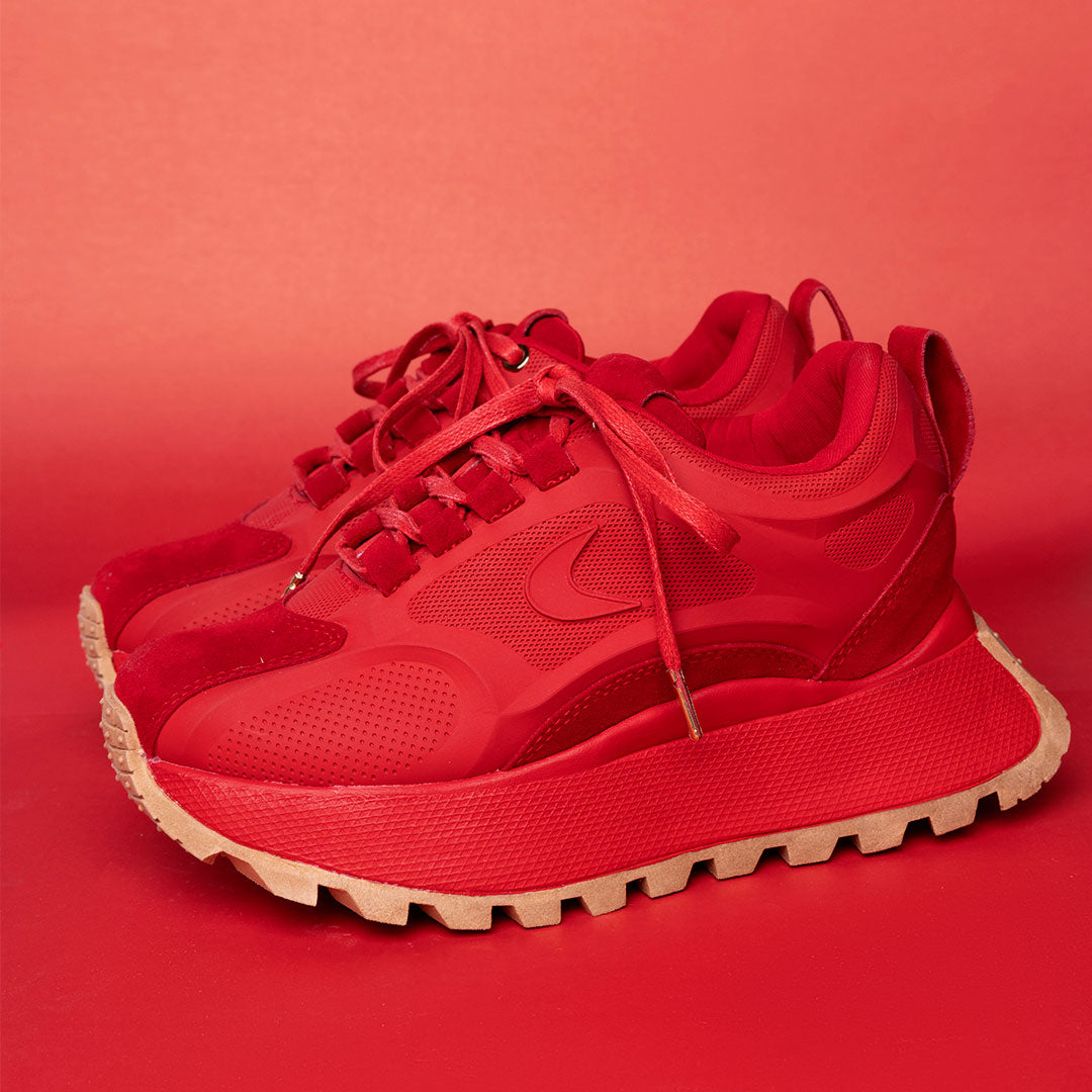 Zapatos De Mujer CalzAristy EMMA Rojo – Fuerza y Energía Urbana