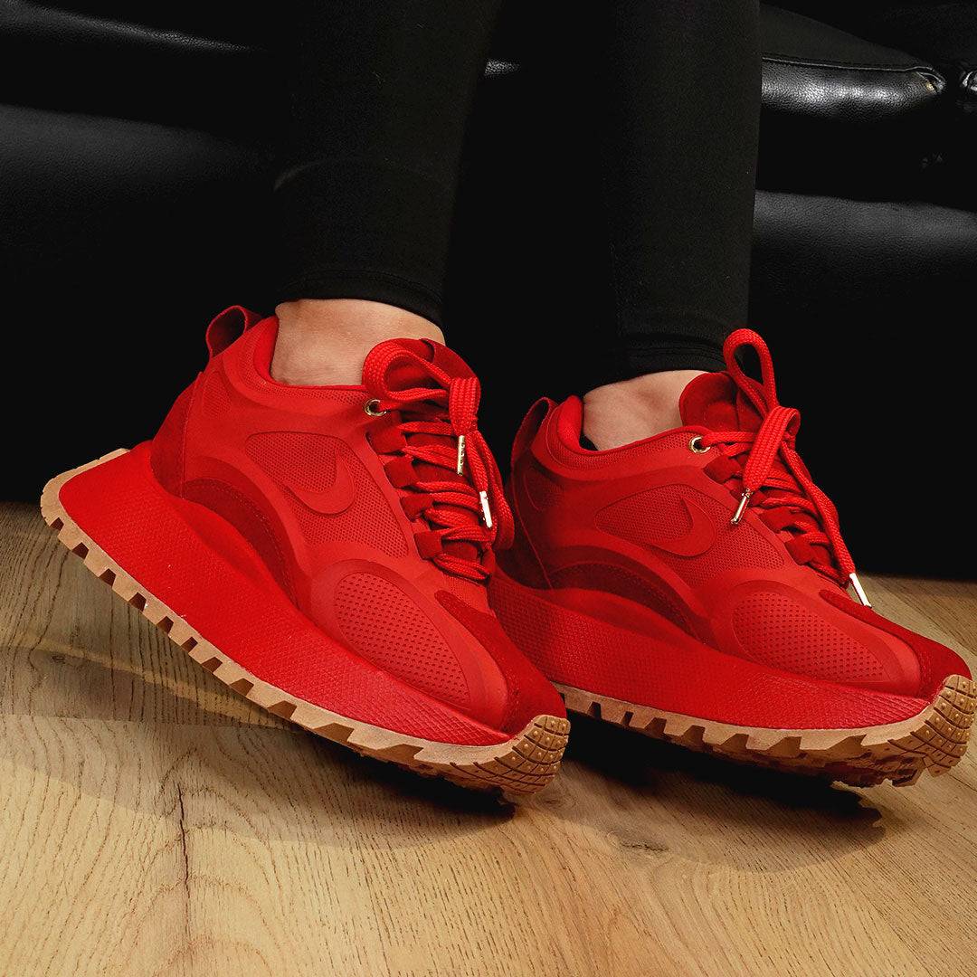 Zapatos De Mujer CalzAristy EMMA Rojo – Fuerza y Energía Urbana