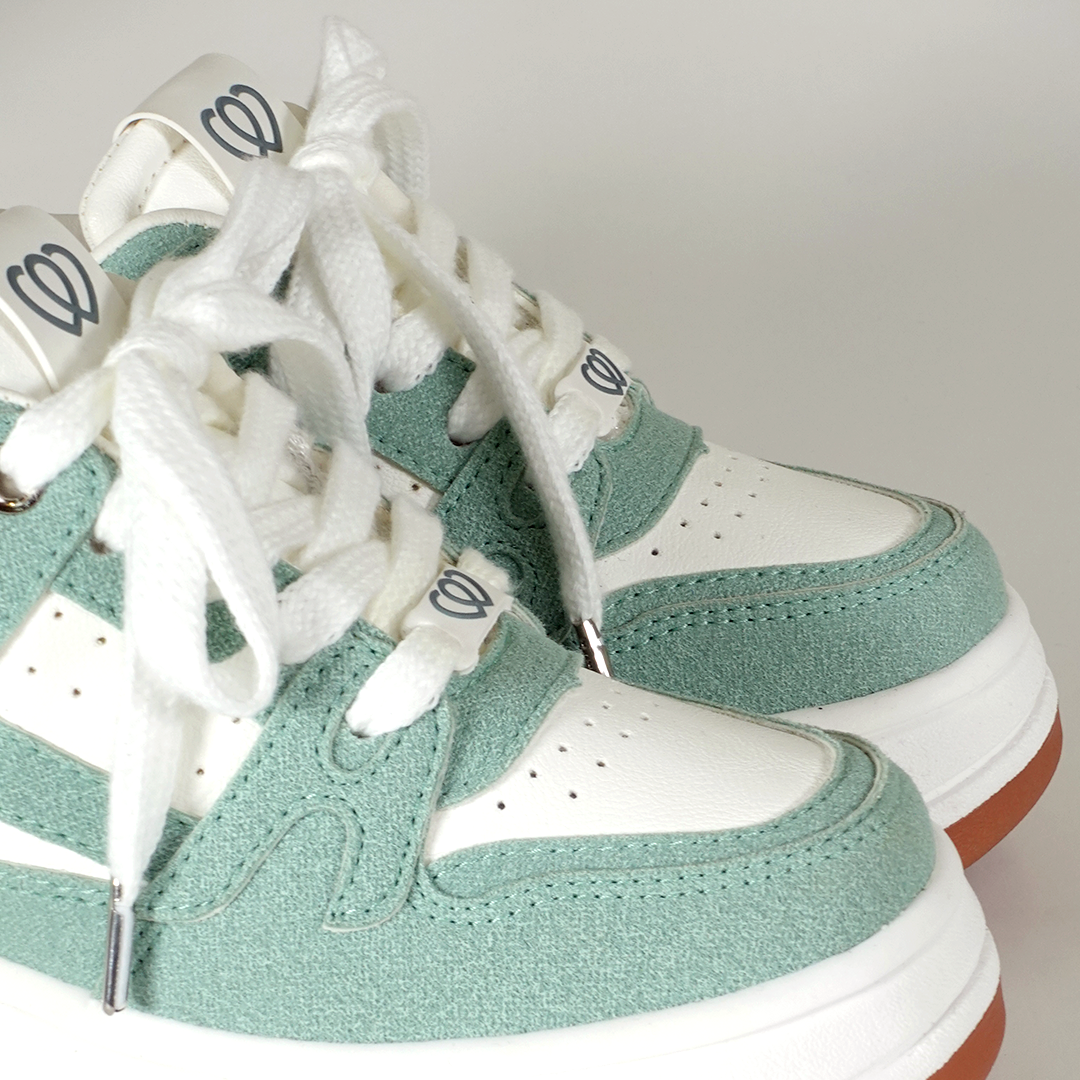 Zapatos De Mujer CalzAristy ABBI Blanco Verde - Estilo Fresco