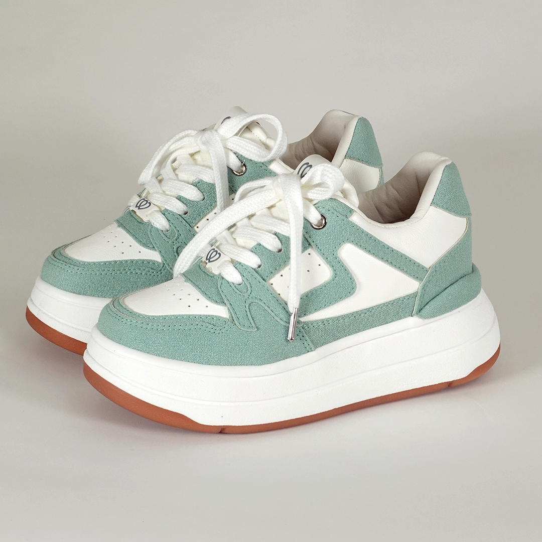 Zapatos De Mujer CalzAristy ABBI Blanco Verde - Estilo Fresco
