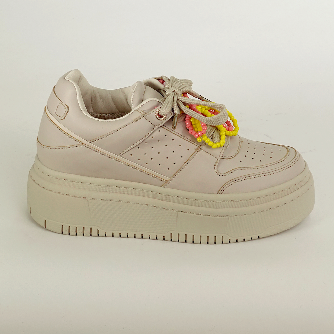Zapatos De Mujer CalzAristy AIMÉ Taupe - Charms Personalizables