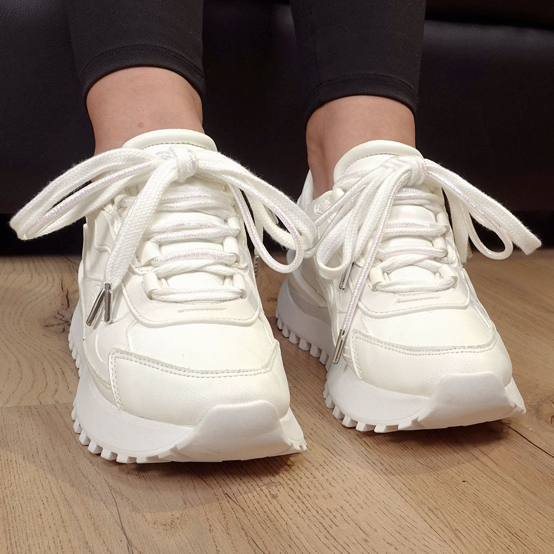 Zapatos De Mujer CalzAristy MAE Blanco – Minimalismo que Impone Estilo