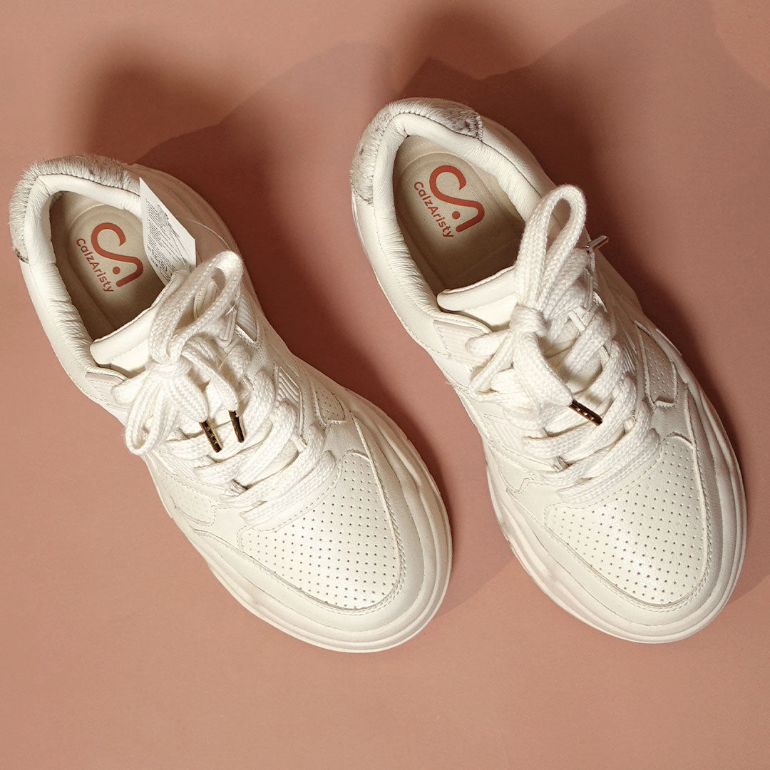 Zapatos De Mujer CalzAristy NILA Beige – Minimalismo con Poder