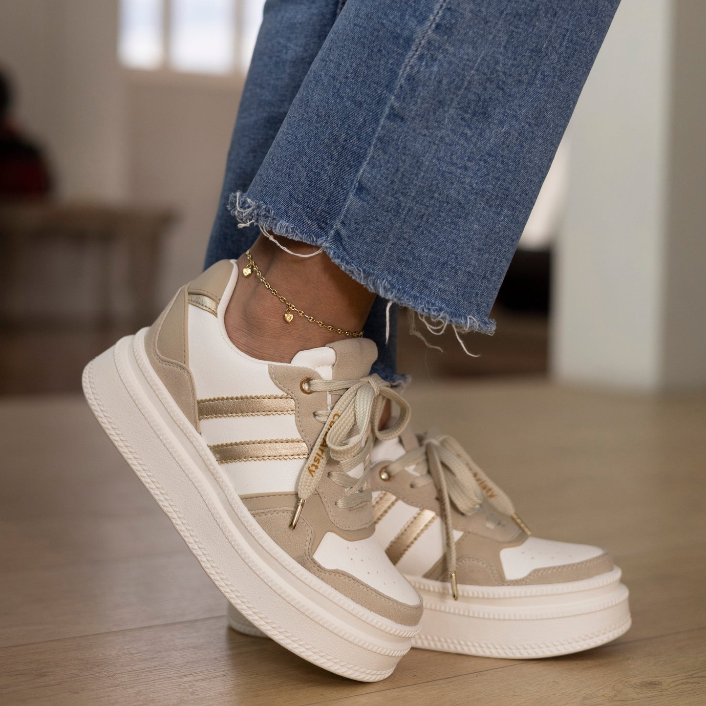 Tenis Calzaristy Maya para Mujer – Plataforma Alta, Estilo y Comodidad Premium