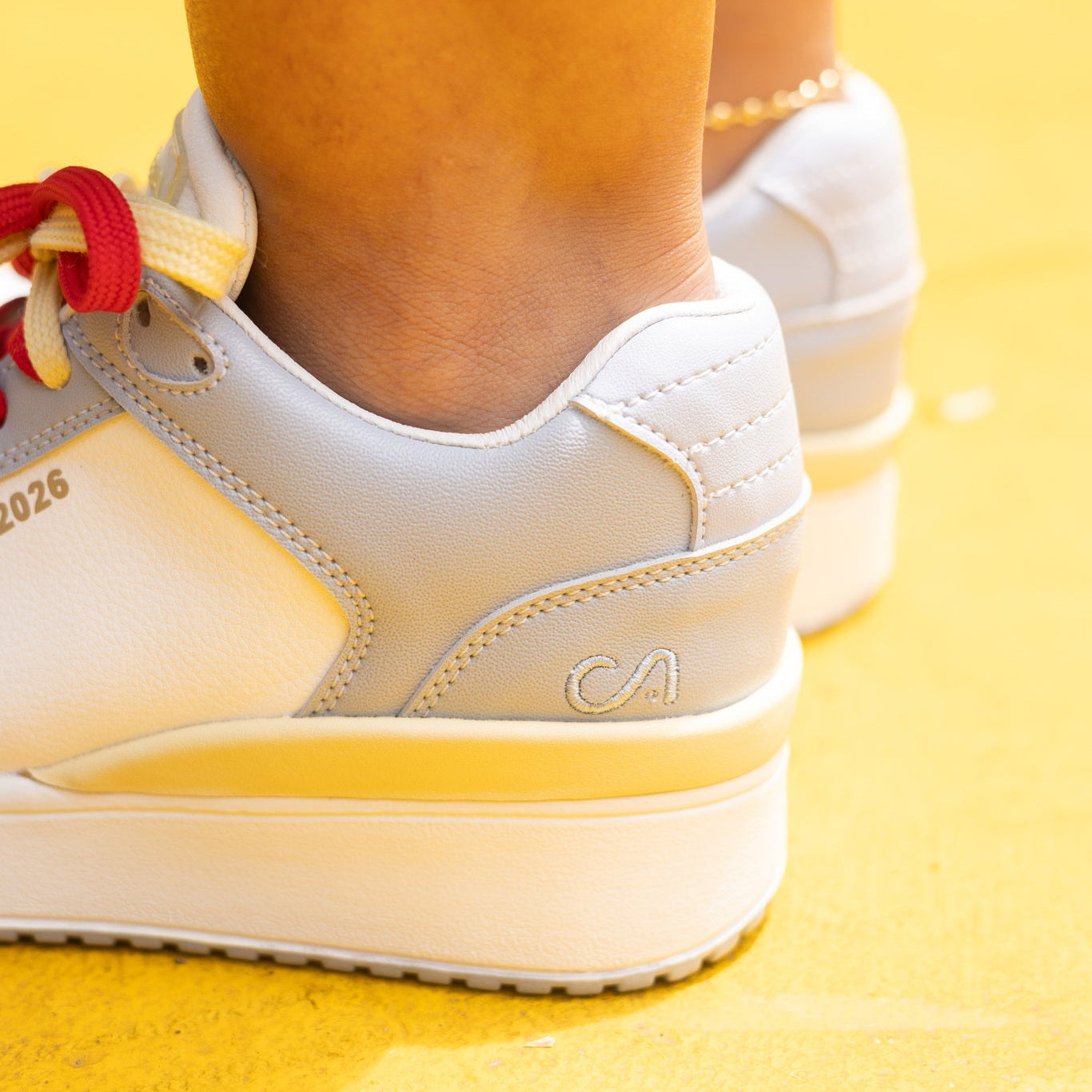 Tenis ILUSIÓN Azul claro con Amarillo| Calzado Urbano Mujer CalzAristy