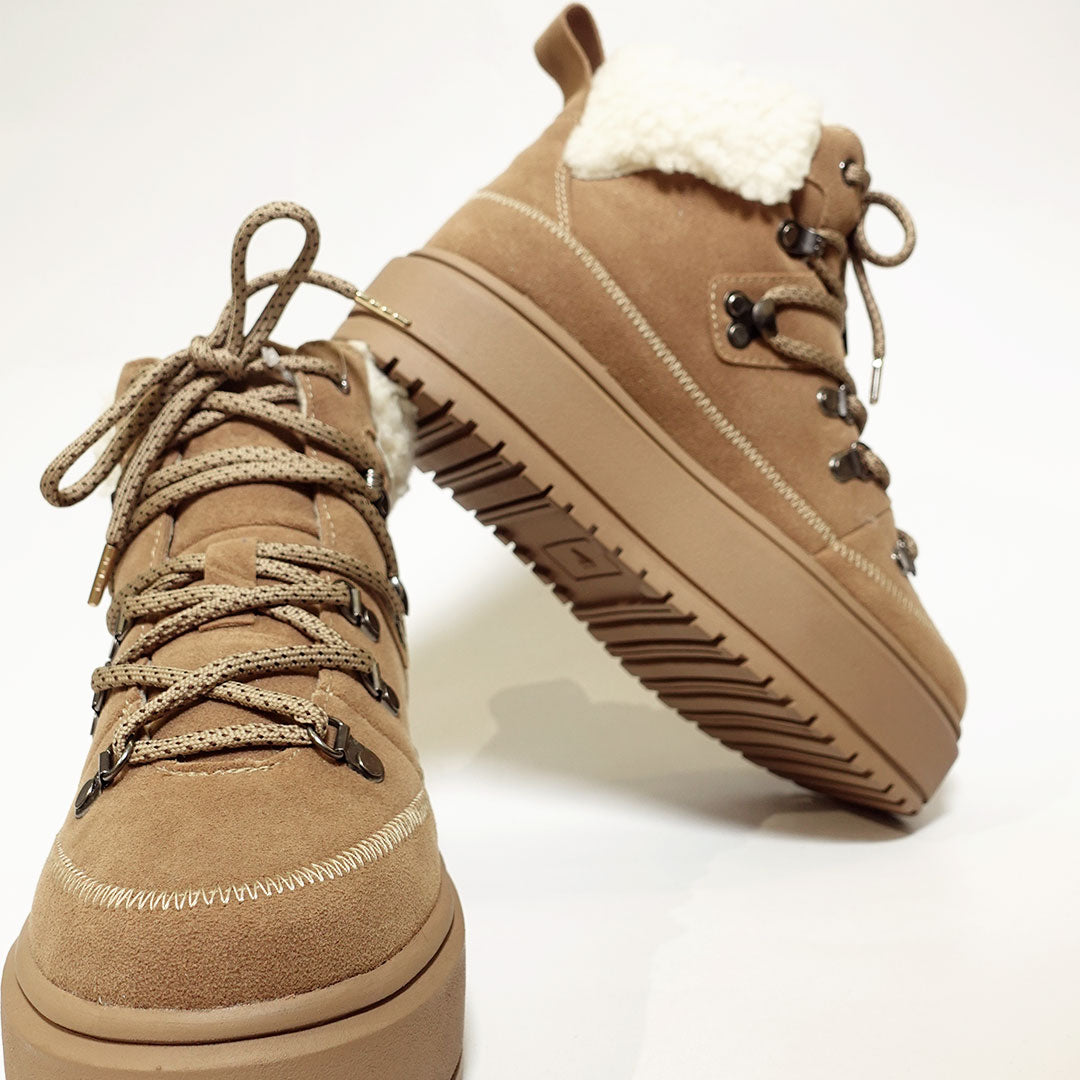 Botines De Mujer CalzAristy COVENTRY Camel – Estilo Outdoor con Calidez Sofisticada