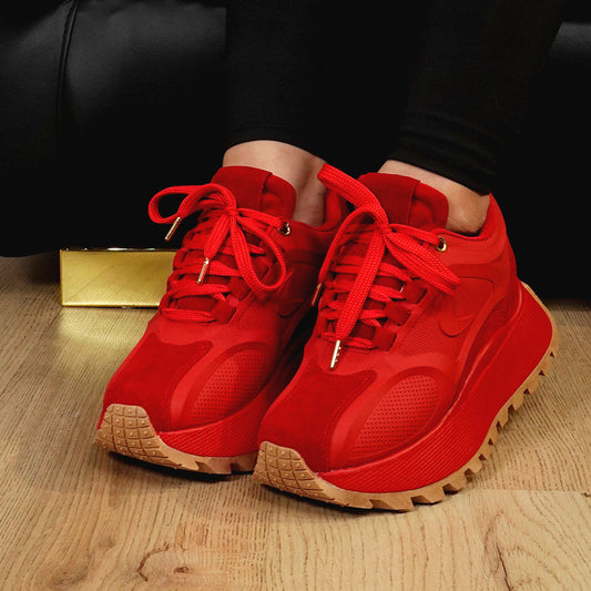 Zapatos De Mujer CalzAristy EMMA Rojo – Fuerza y Energía Urbana