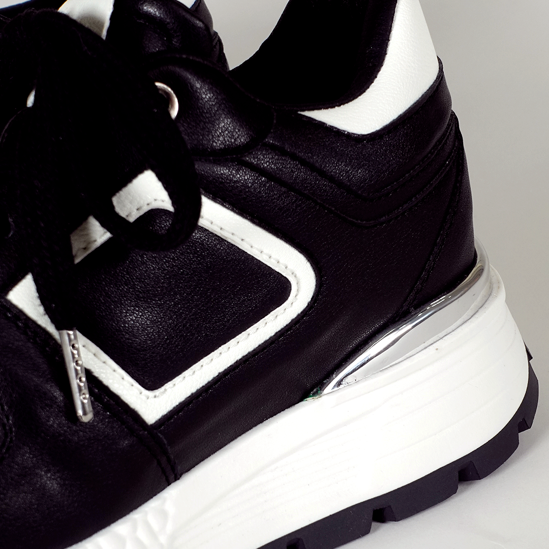 Zapatos De Mujer CalzAristy BECCA Negro Blanco - Estilo Clásico