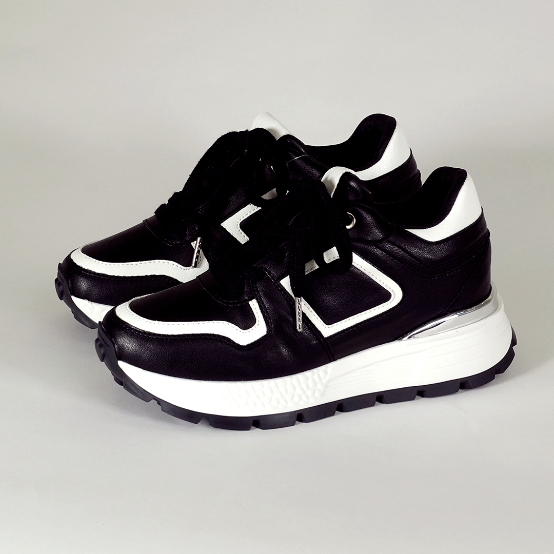 Zapatos De Mujer CalzAristy BECCA Negro Blanco - Estilo Clásico