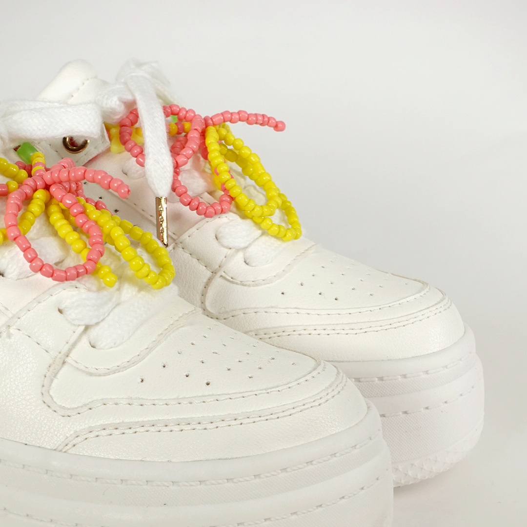 Zapatos De Mujer CalzAristy AIMÉ Blanco - Charms Quitables