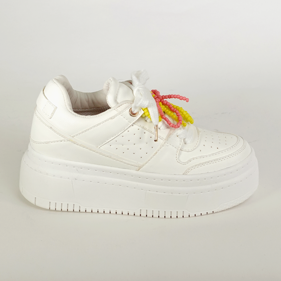 Zapatos De Mujer CalzAristy AIMÉ Blanco - Charms Quitables
