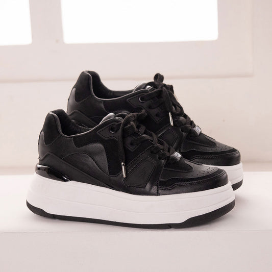 Zapatos De Mujer CalzAristy TANIA Negro – Elegancia Urbana con Plataforma Moderna