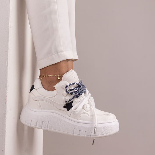 Zapatos De Mujer CalzAristy VIVIAN Blanco – Estilo Contemporáneo, Brillo Propio