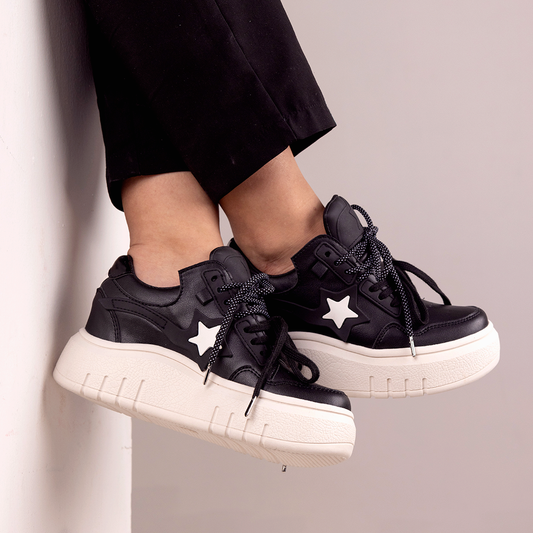 Zapatos De Mujer CalzAristy VIVIAN Negro – Estilo Urbano, Actitud Estelar